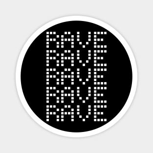 rave digital logo Magnet